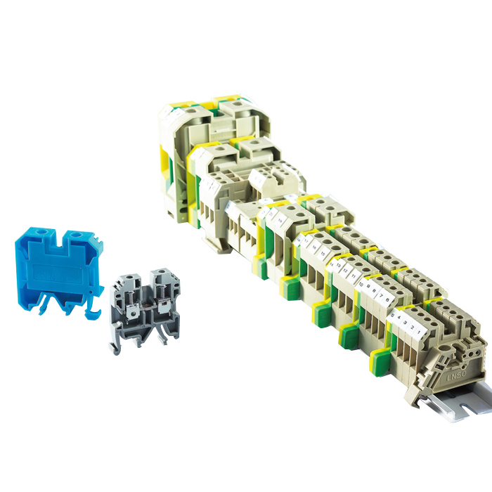 VSK Series din rails screw clamp terminal blocks 