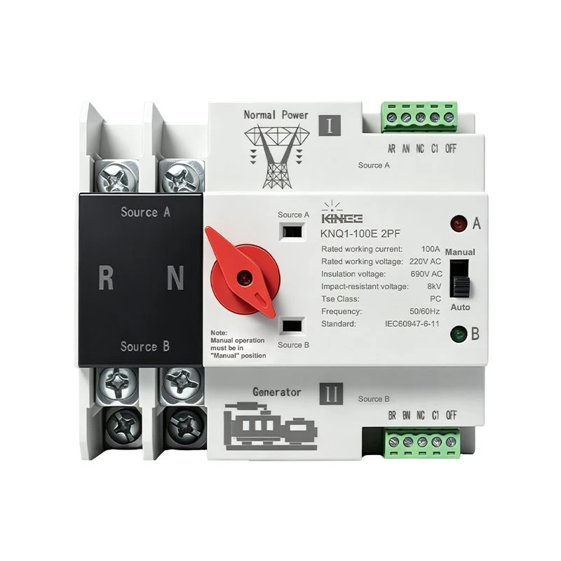 Mains Power/Generator Models Dual Power Automatic Transfer Switch