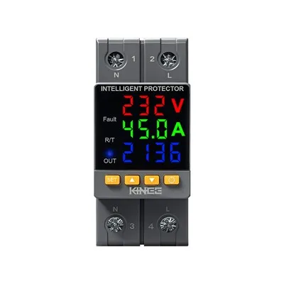 Three Display Current Voltage Meter Protector