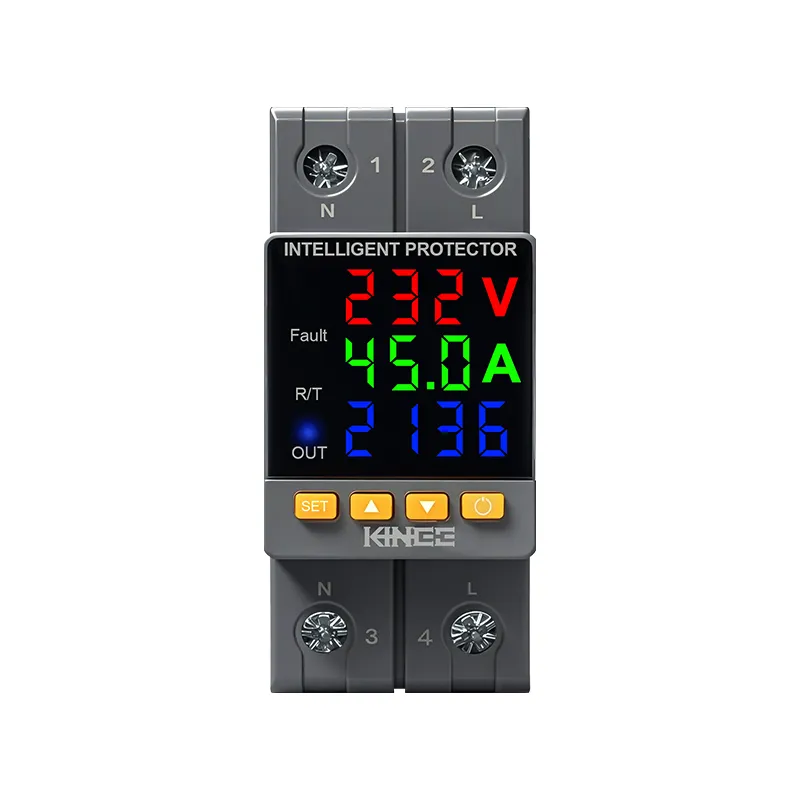 Three Display Current Voltage Meter Protector